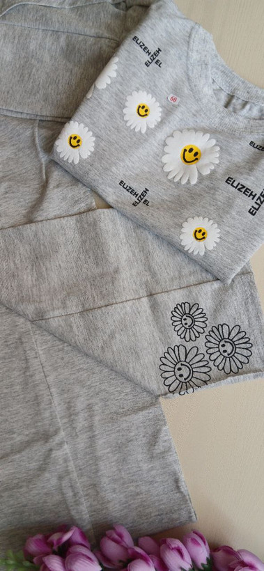 لباس کودک دخترانه، ست تابستانی بچگانه، لباس راحتی بچه، لباس شیک بچه، ست تیشرت شلوار نوزاد، لباس دخترانه طرح گل، خرید اینترنتی لباس کودک، فروشگاه لباس بچه در مهاباد