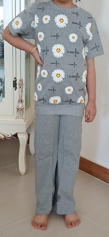 لباس کودک دخترانه، ست تابستانی بچگانه، لباس راحتی بچه، لباس شیک بچه، ست تیشرت شلوار نوزاد، لباس دخترانه طرح گل، خرید اینترنتی لباس کودک، فروشگاه لباس بچه در مهاباد