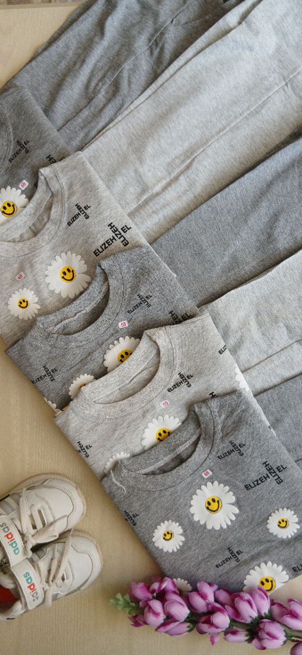 لباس کودک دخترانه، ست تابستانی بچگانه، لباس راحتی بچه، لباس شیک بچه، ست تیشرت شلوار نوزاد، لباس دخترانه طرح گل، خرید اینترنتی لباس کودک، فروشگاه لباس بچه در مهاباد