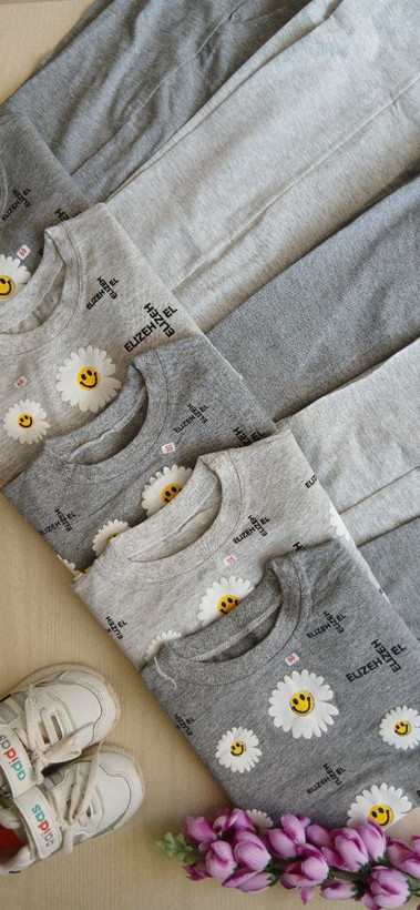 لباس کودک دخترانه، ست تابستانی بچگانه، لباس راحتی بچه، لباس شیک بچه، ست تیشرت شلوار نوزاد، لباس دخترانه طرح گل، خرید اینترنتی لباس کودک، فروشگاه لباس بچه در مهاباد